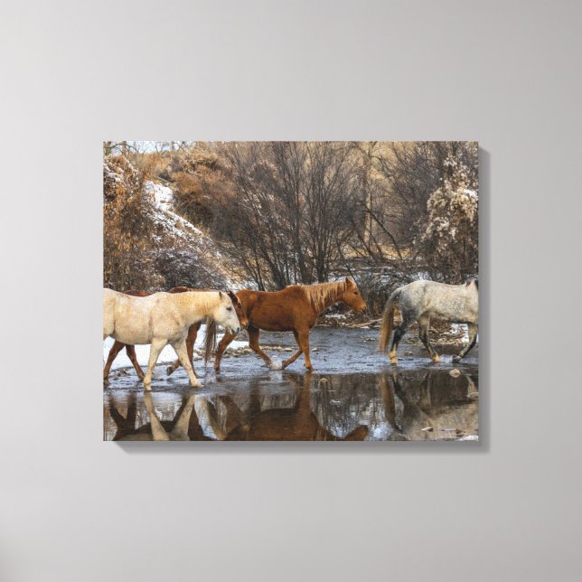 Lienzo Hideout Horse Ranch (Anverso)