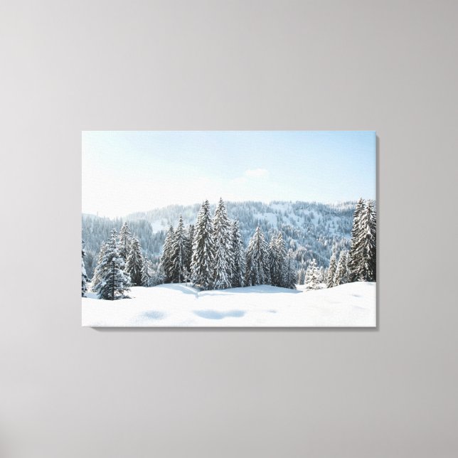 Lienzo Hielo y nieve | Allgäu Bavaria Alemania (Anverso)