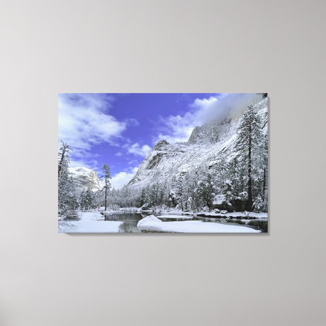 Lienzo Hielo y nieve | Parque nacional Yosemite (Anverso)