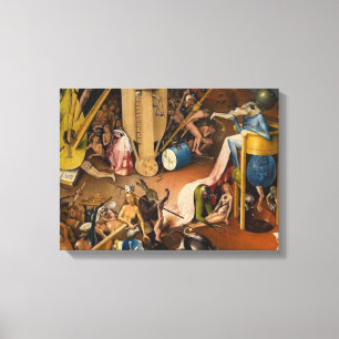 Lienzo Hieronymus Bosch-El Jardín del Infierno