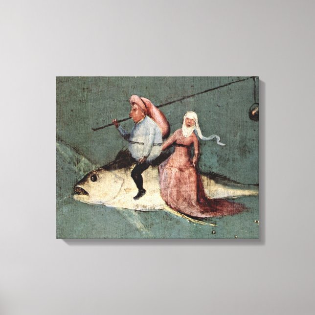 Lienzo Hieronymus Bosch - Tentación de San Antonio (Anverso)