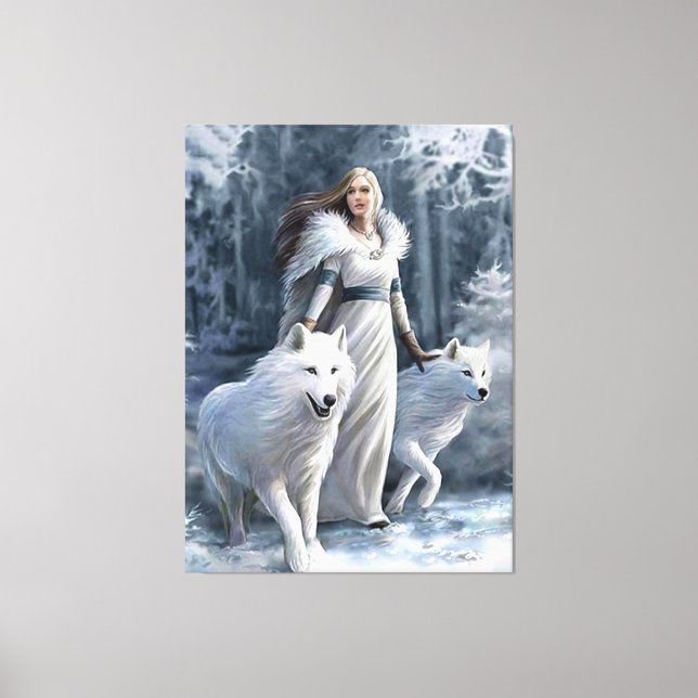 Lienzo hija de lobo (Anverso)