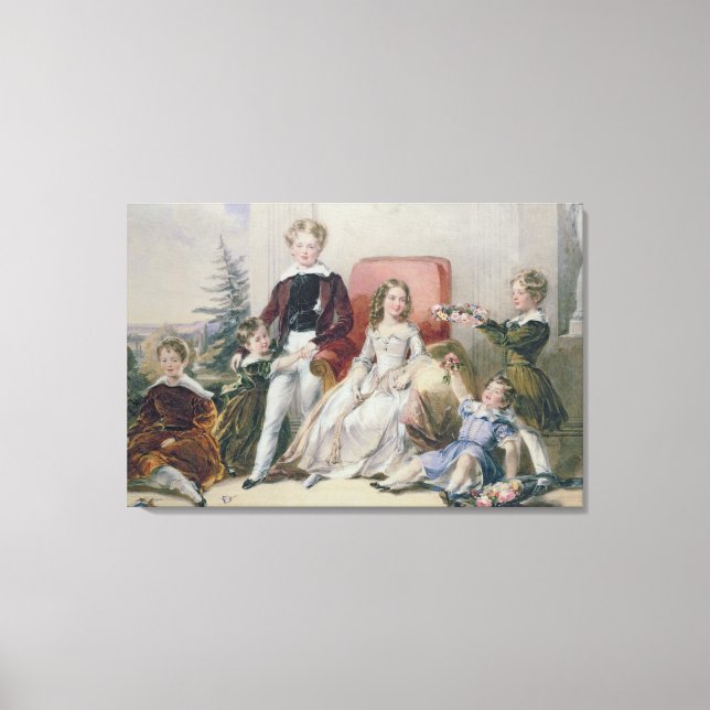 Lienzo Hijos de Elhanan Bicknell (Anverso)