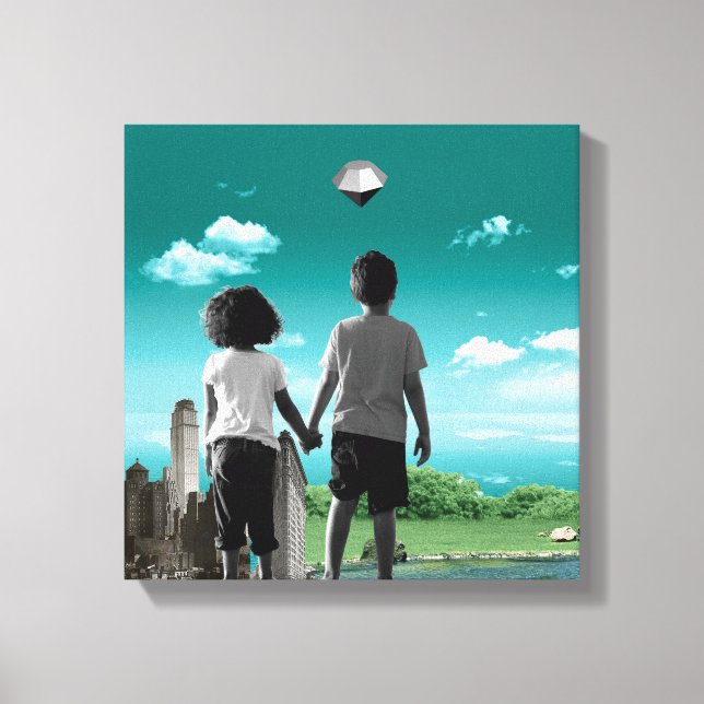 Lienzo Hijos del futuro (Anverso)