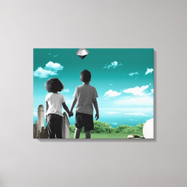 Lienzo Hijos del futuro (Anverso)