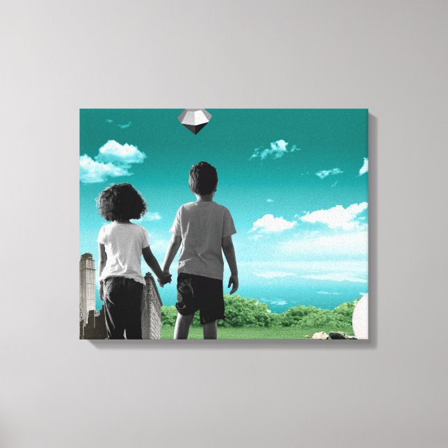 Lienzo Hijos del futuro (Anverso)