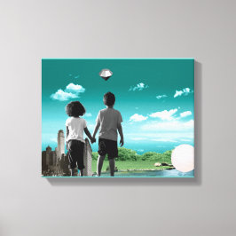 Lienzo Hijos del futuro