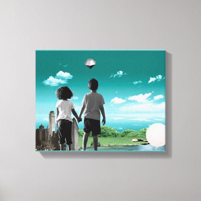 Lienzo Hijos del futuro (Anverso)