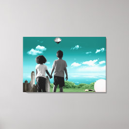 Lienzo Hijos del futuro