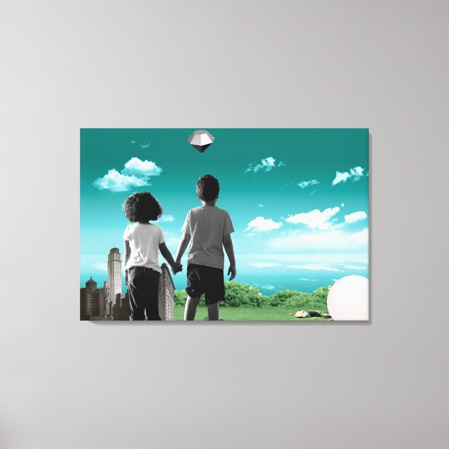 Lienzo Hijos del futuro (Anverso)