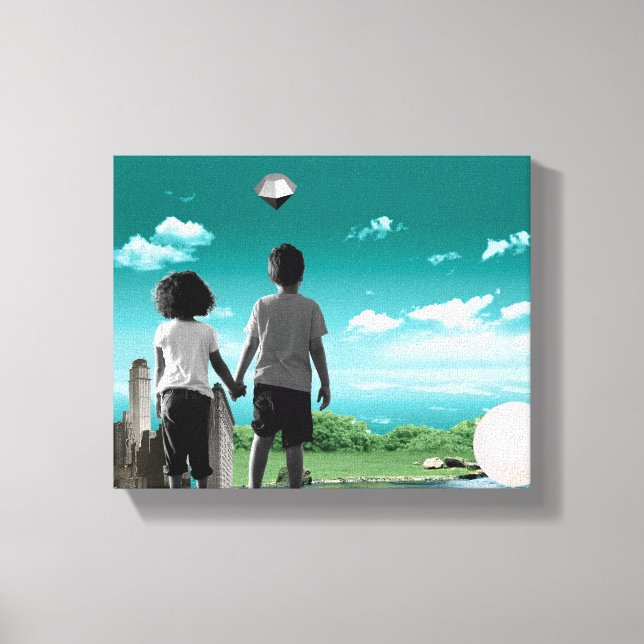 Lienzo Hijos del futuro (Anverso)