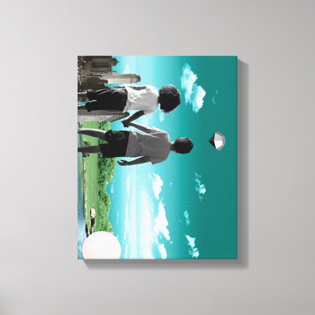 Lienzo Hijos del futuro (Anverso)