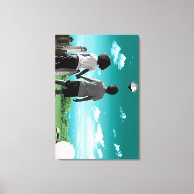 Lienzo Hijos del futuro (Anverso)