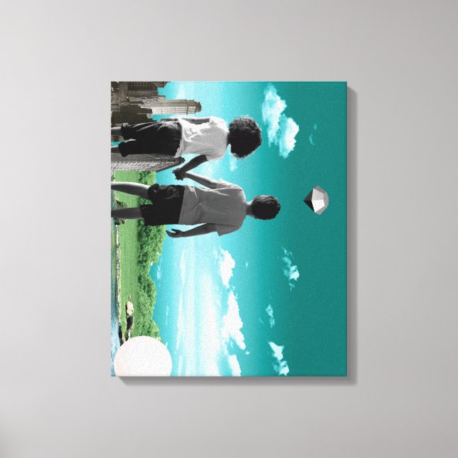 Lienzo Hijos del futuro (Anverso)