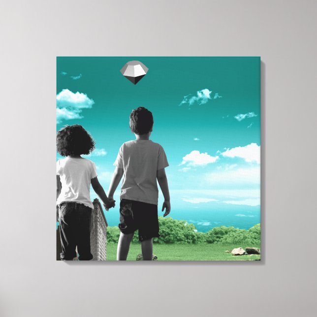 Lienzo Hijos del futuro (Anverso)