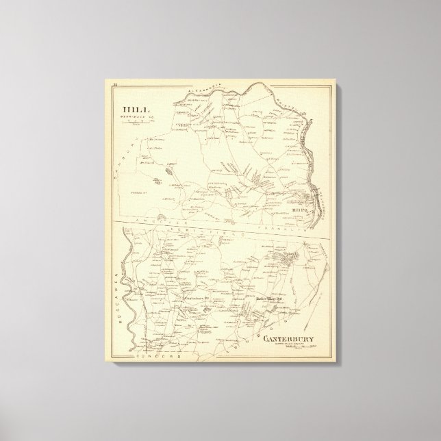 Lienzo Hill, Canterbury (Anverso)