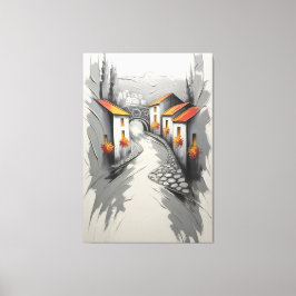 Lienzo Hillside Village Pathway