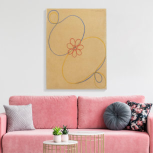 Lienzo Hilma Af Klint, Estrella De Siete Puntos No5, Resu