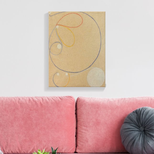Lienzo Hilma Af Klint, Estrella De Siete Puntos No7, Resu (Insitu (Sala de estar))