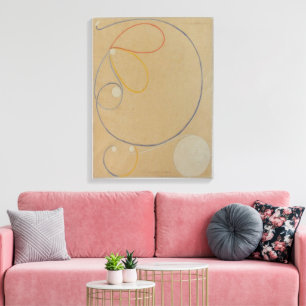 Lienzo Hilma Af Klint, Estrella De Siete Puntos No7, Resu