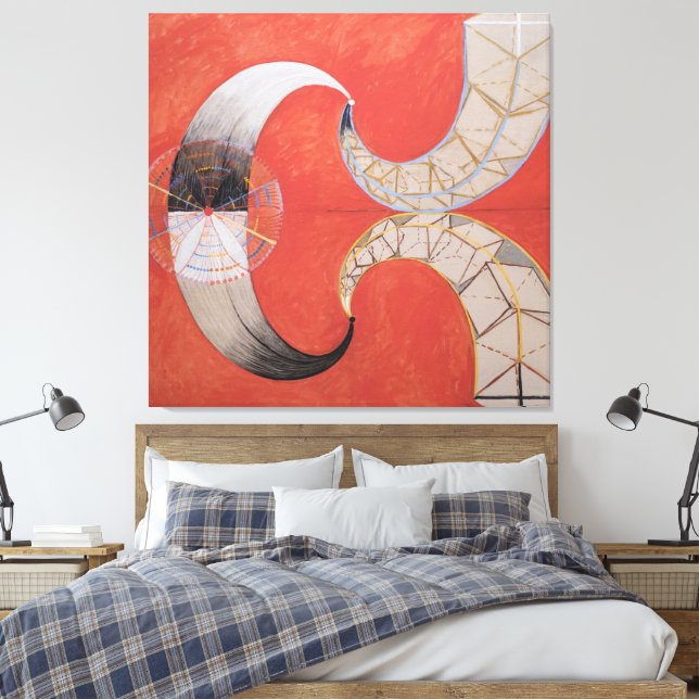 Lienzo Hilma af Klint - Group IX-SUW, The Swan, No. 9  (Insitu(Dormitorio))