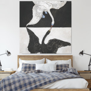 Lienzo Hilma af Klint - Grupo IX-SUW, El Cisne, N.º 1