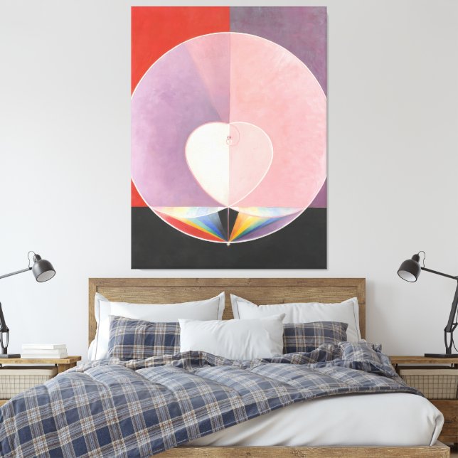 Lienzo Hilma af Klint - Palomas (Insitu(Dormitorio))