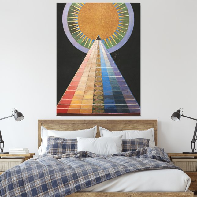 Lienzo Hilma af Klint - Retablo n.º 1 Grupo X (Insitu(Dormitorio))
