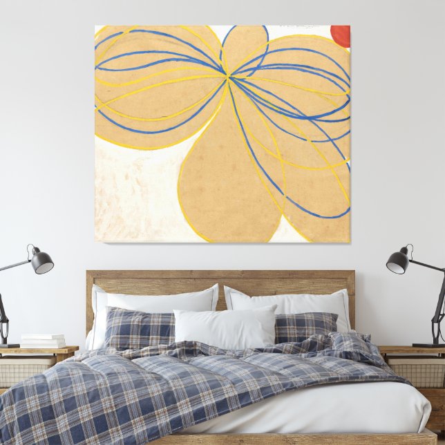 Lienzo Hilma af Klint - The Seven-Pointed Star No. 1  (Insitu(Dormitorio))