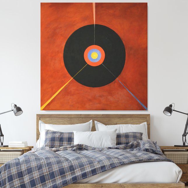 Lienzo Hilma af Klint - The Swan, No. 18  (Insitu(Dormitorio))