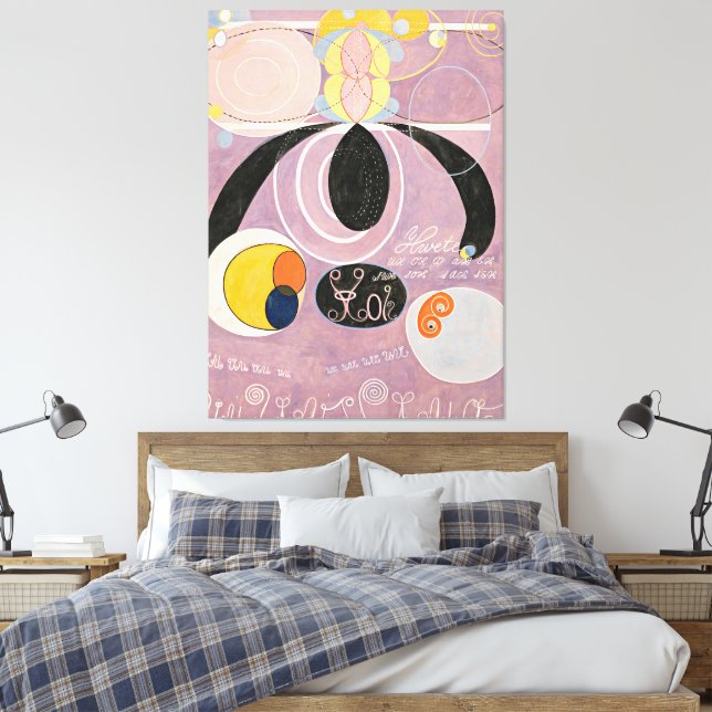 Lienzo Hilma af Klint - The Ten Largest,  (Insitu(Dormitorio))