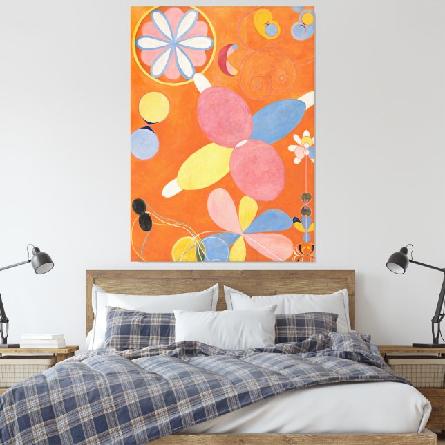 Lienzo Hilma af Klint - The Ten Largest, No. 4, Youth (Insitu(Dormitorio))