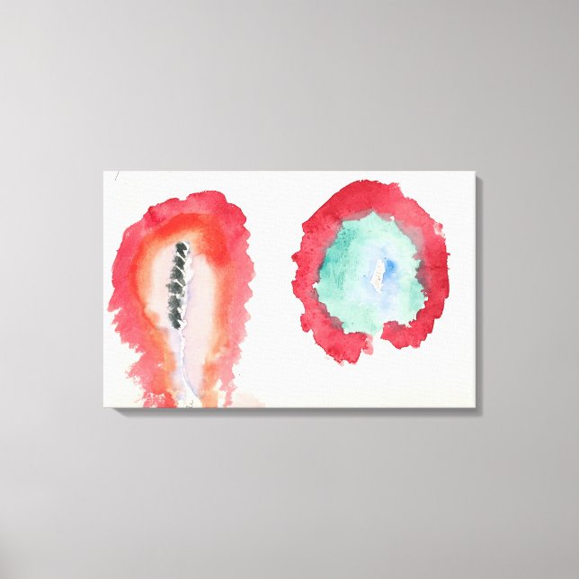 Lienzo Hilma af Klint - WHEAT AND WORMWOOD 1922 (Anverso)