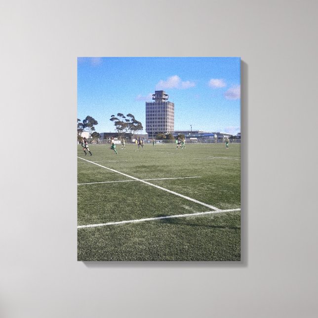 Lienzo Hincha de fútbol o foto paisajista (Anverso)
