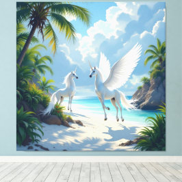 Lienzo „Hinter der Eismauer – Das verborgene Reich“