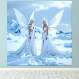 Lienzo „Hinter der Eismauer – Das verborgene Reich“