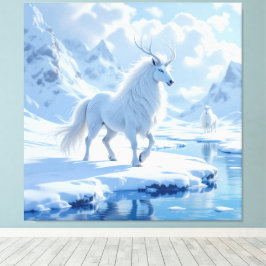 Lienzo „Hinter der Eismauer – Das verborgene Reich“