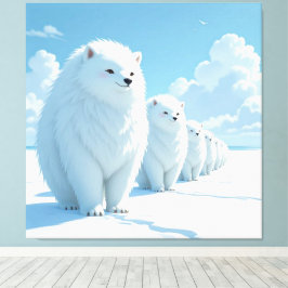 Lienzo „Hinter der Eismauer – Das verborgene Reich“