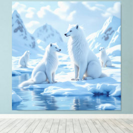 Lienzo „Hinter der Eismauer – Das verborgene Reich“