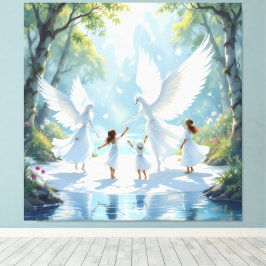 Lienzo „Hinter der Eismauer – Das verborgene Reich“