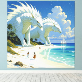 Lienzo „Hinter der Eismauer – Das verborgene Reich“