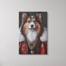 Lienzo Hip Hop Shetland Sheepdog | Sheltie