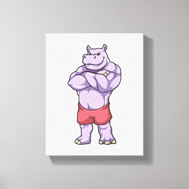 Lienzo Hippo como el caso de la construcción de cuerpos e (Anverso)