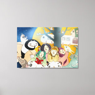 Lienzo Historia de la hora de la cama 2013