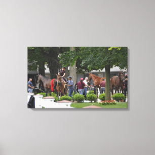Lienzo Histórico curso de carrera de Saratoga "Phipps St