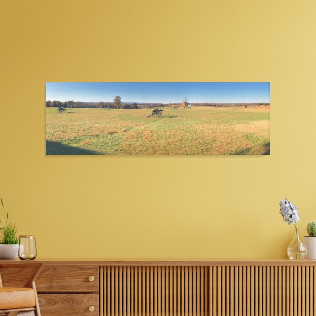 Lienzo Histórico Virginia Battlefield Photo - American Ci (Insitu (Sala de estar))
