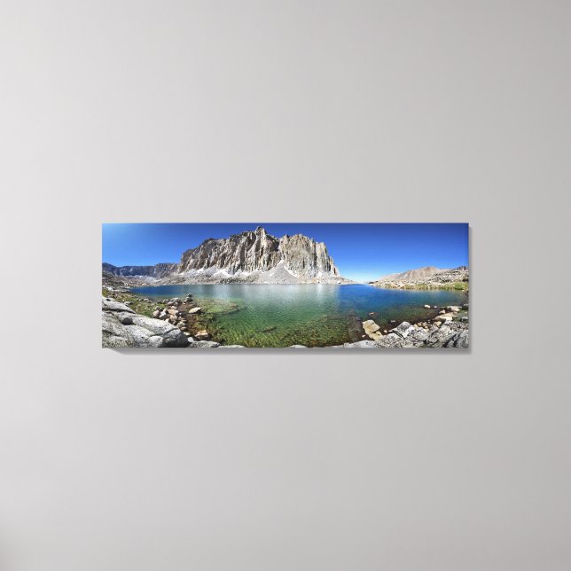 Lienzo Hitchcock Mt sobre el lago de Hitchcock Inferior - (Anverso)