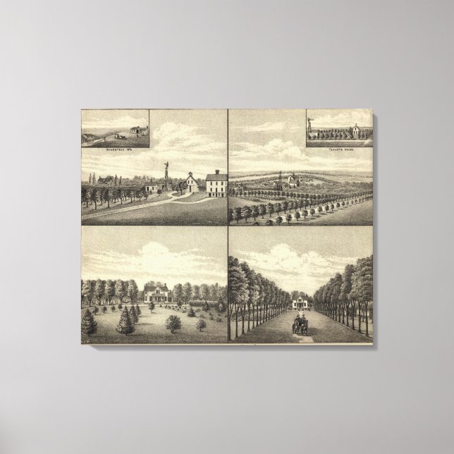 Lienzo Hogar de Hodges, Nebraska (Anverso)