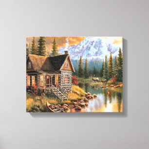 Lienzo "Hogar Paradise Mountain"