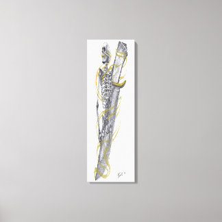 Lienzo hoja de cráneo